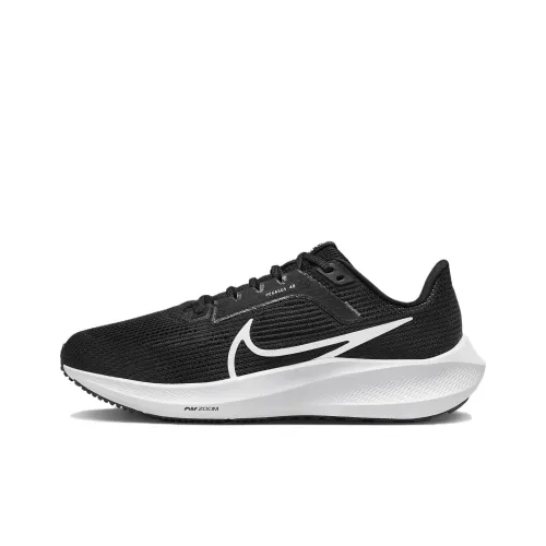 Nike Women's Air Zoom Pegasus 40 Wide 'Black White'