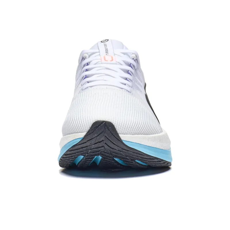 LiNing Furious Rider 7.0 Anti Slip And Wear Resistant Breathable Low Top Running Shoes Men's White Blue Orange-3
