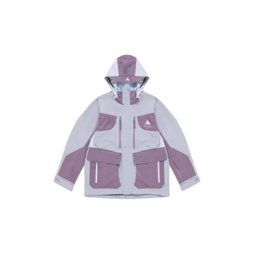 BURTON AIZAWA Spring And Summer Outdoor Collection Jackets Men Purple Gray