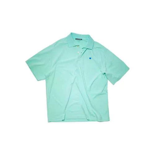 Acne Studios Polo Shirts Unisex Sea Bubble Green