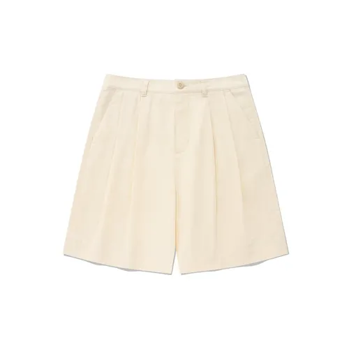 COVERNAT Casual Shorts Unisex Beige