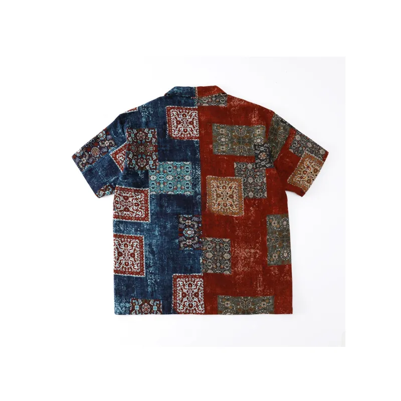 TEKABLU Shirt Unisex Hundred Families Blue Red-1