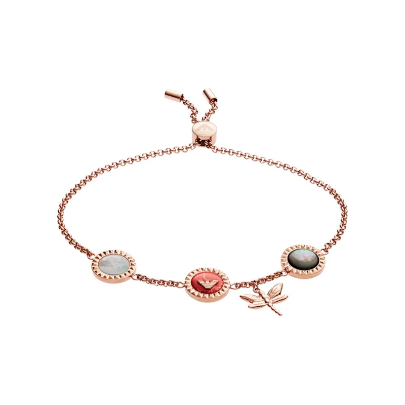 EMPORIO ARMANI Stainless Steel Bracelets Women's Rose Gold-0