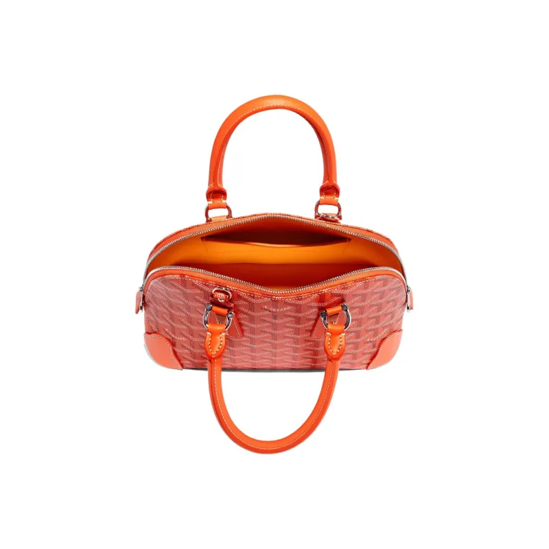 GOYARD Vendôme Canvas With Calfskin Dome Bag Handbags Shoulder Bags Mini Women's Orange-2