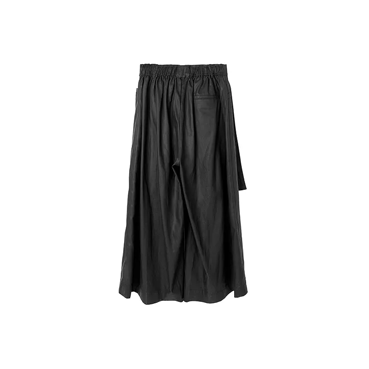 HUANXIANGZHE Casual Pants Unisex Black-1