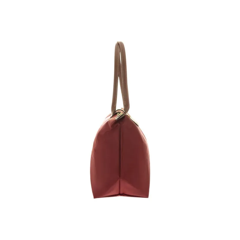 LONGCHAMP Cow Leather Trim Tote Bag, Shopping Bag, Handbag, Shoulder Bag Regular Women's Red-3