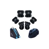 Helmet Protective Gear Roller Skate Bags Clothing Sets Black