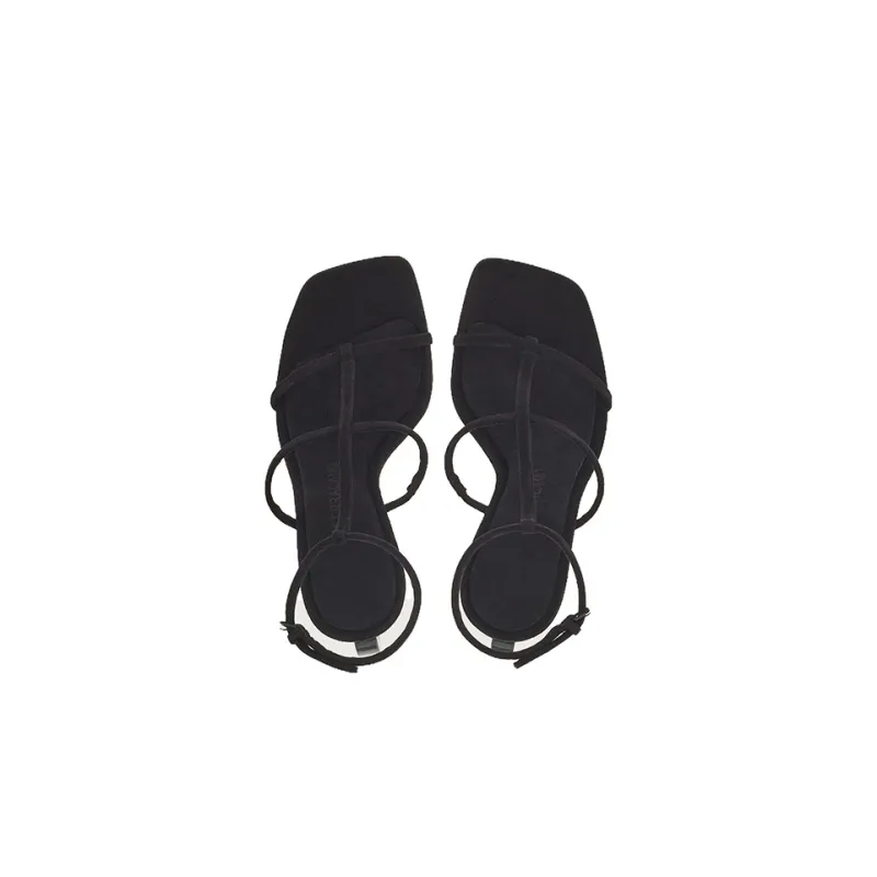 FERRAGAMO Elina Strap Sandals Women's Black-3