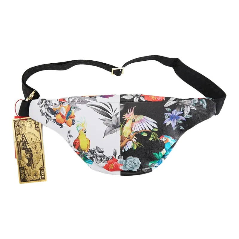 SPRAYGROUND PVC Crossbody Bag, Fanny Pack Medium Size Unisex Multicolor-1