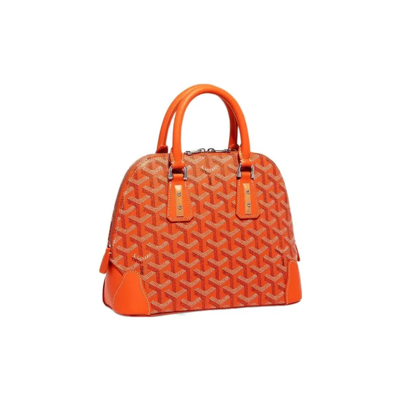 GOYARD Vendôme Canvas With Calfskin Dome Bag Handbags Shoulder Bags Mini Women's Orange-1