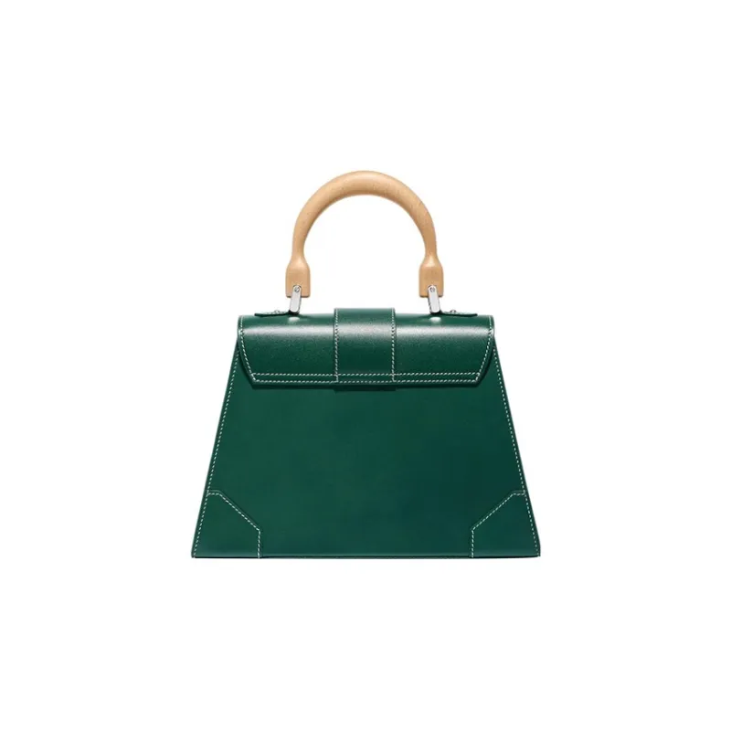 GOYARD Saigon Cross-Grain Calfskin Shoulder Bag Crossbody Bag Handbag Small Size Unisex Green-2