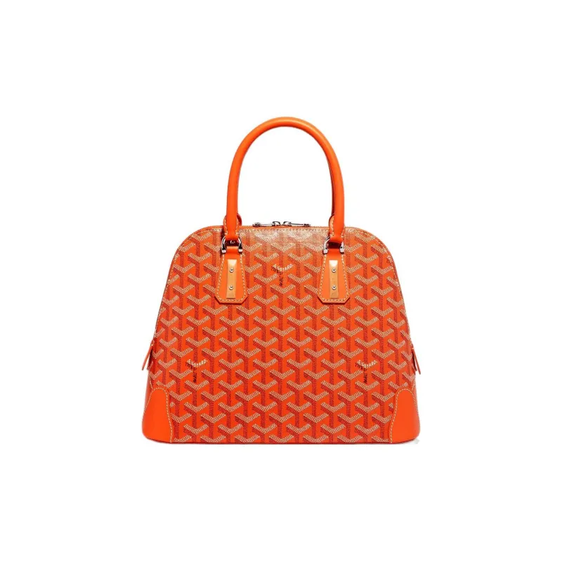 GOYARD Vendôme Canvas With Leather Shoulder Bag Crossbody Bag Handbags Small Size Unisex Orange-0