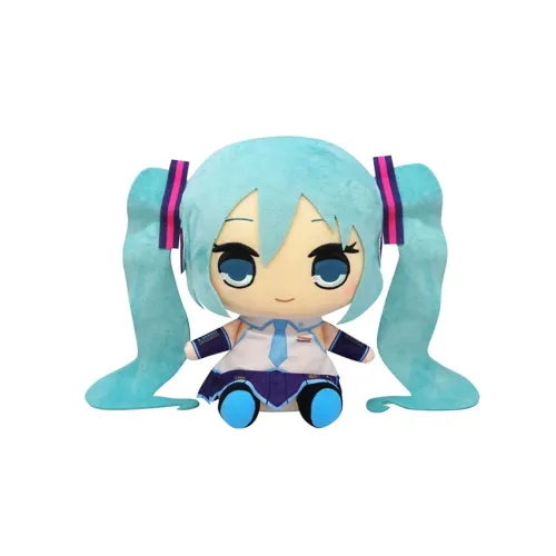 FURYU Hatsune Miku Sitting Posture Dolls Plush Doll 25cm High