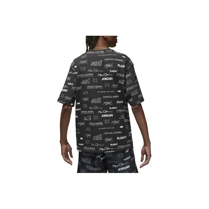 Jordan FLIGHT MVP 85 T Shirts Men Black-3