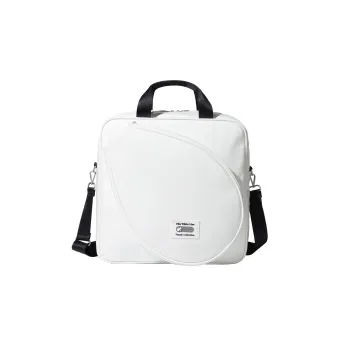 FILA Polyurethane Portable One Shoulder Crossbody Tennis Racket Bag Regular Unisex Ecru