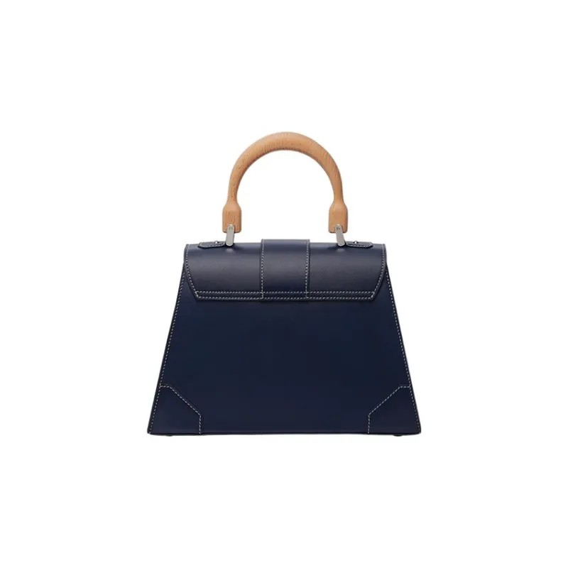 GOYARD Saigon Cross-Grain Calfskin Shoulder Bag Crossbody Bag Handbag Small Size Unisex Marine Blue-2