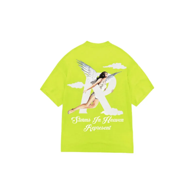 REPRESENT T Shirts Men Neon Green-1