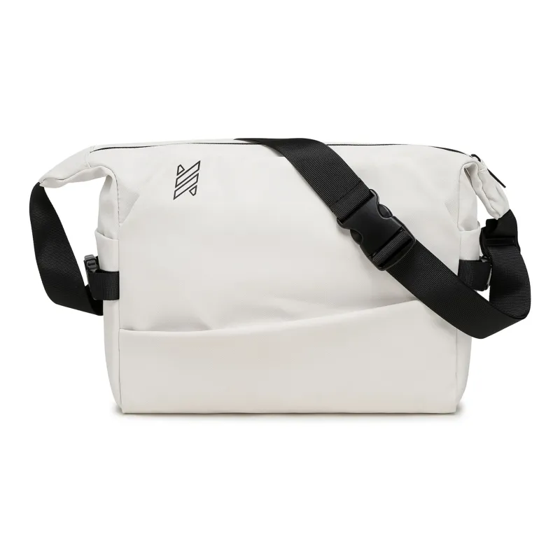 NOMK Oxford Crossbody Bags Tubas Men's White/Black-0