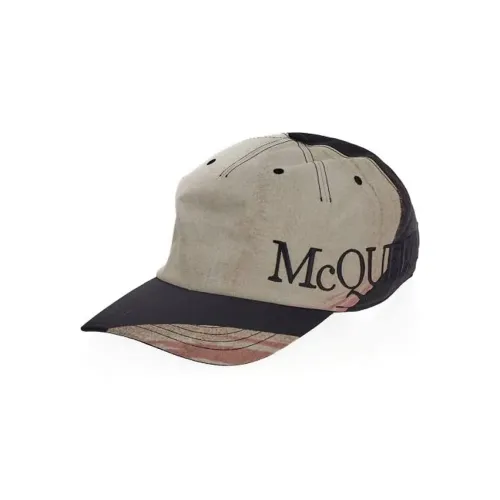 Alexander McQueen Baseball Caps Men Brown