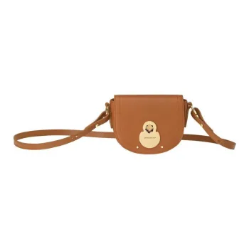 LONGCHAMP Cavalcade Leather Crossbody Bag Shoulder Bag Regular Women's Brown