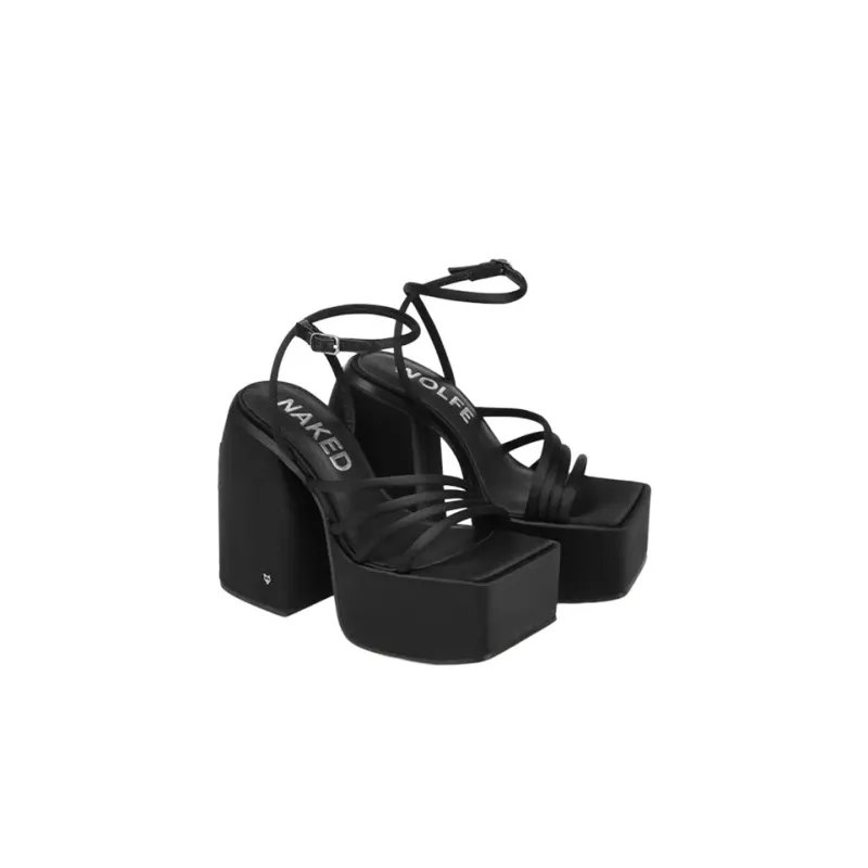 Naked Wolfe Jenny Strap Sandals Women's Black-2
