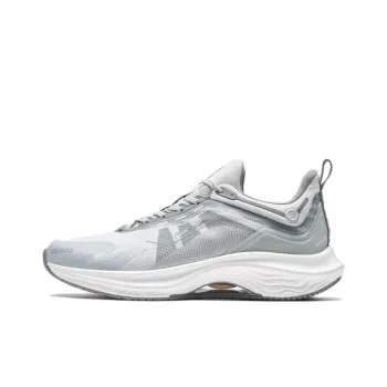 XTEP Leap 2.0 Anti Slip And Wear Resistant Breathable Low Top Running Shoes Men's Moonlight Gray