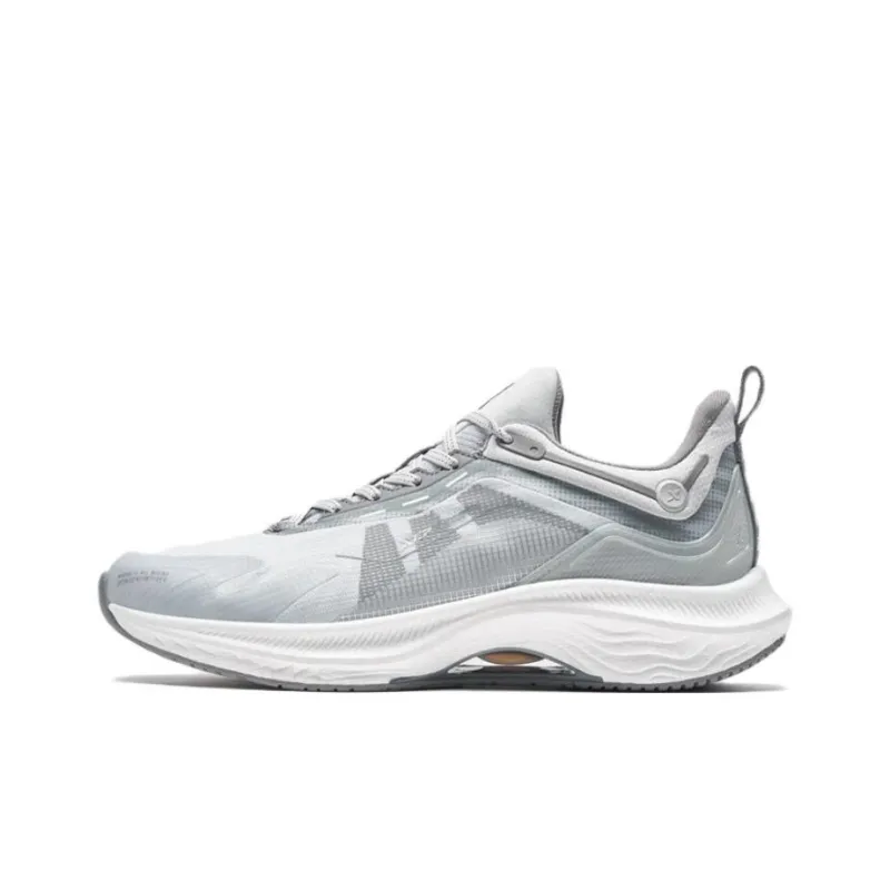XTEP Leap 2.0 Anti Slip And Wear Resistant Breathable Low Top Running Shoes Men's Moonlight Gray-0