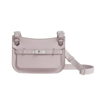 HERMES Jypsiere Evercolor Leather Crossbody Bag, Shoulder Bag Mini Women's Dream Purple