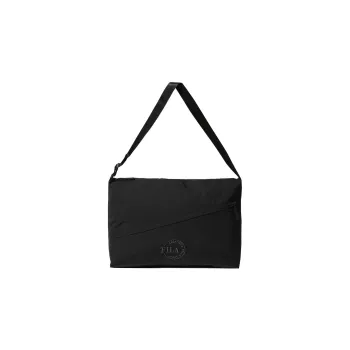 FILA Nylon Hobo Bag, Handbag, Shoulder Bag, Crossbody Bag Tubas Women's Black