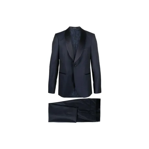 EMPORIO ARMANI Satin-Lapel Two-Piece Dinner Suit