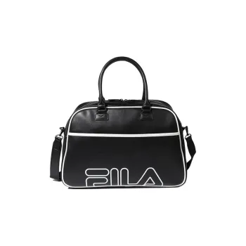 FILA Polyurethane Travel Bags Shoulder Bag Crossbody Bag Handbag Unisex Black