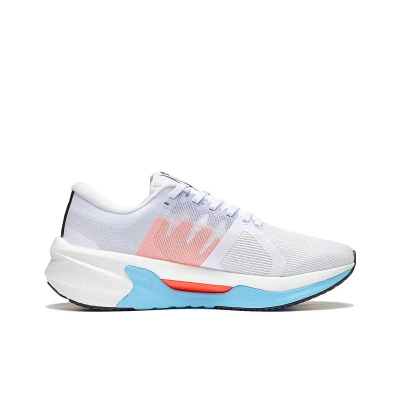 LiNing Furious Rider 7.0 Anti Slip And Wear Resistant Breathable Low Top Running Shoes Men's White Blue Orange-1