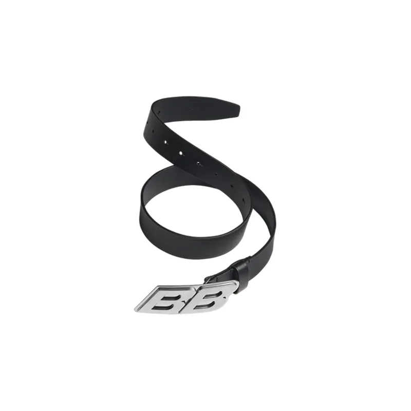Balenciaga Men's Moto Logo Belt-0