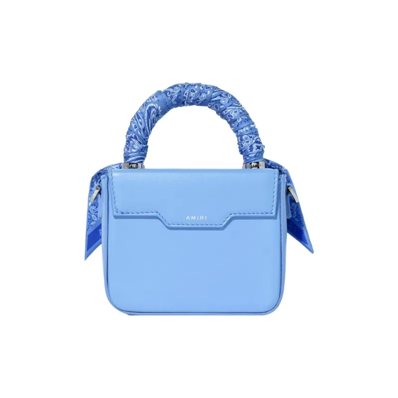AMIRI Calfskin Shoulder Bag Crossbody Bag Handbag Extra Mini Women's Light Blue-2