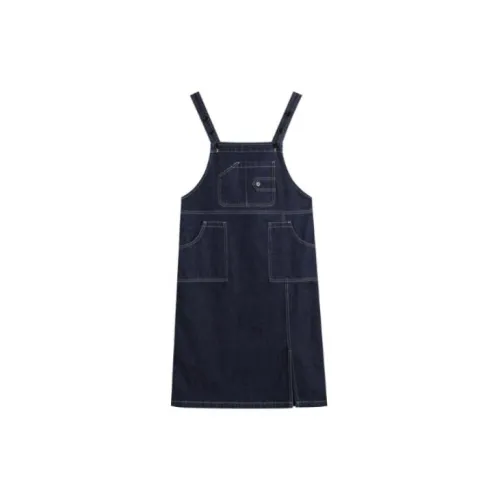 ELF SACK Sleeveless Dresses Women's Denim Blue