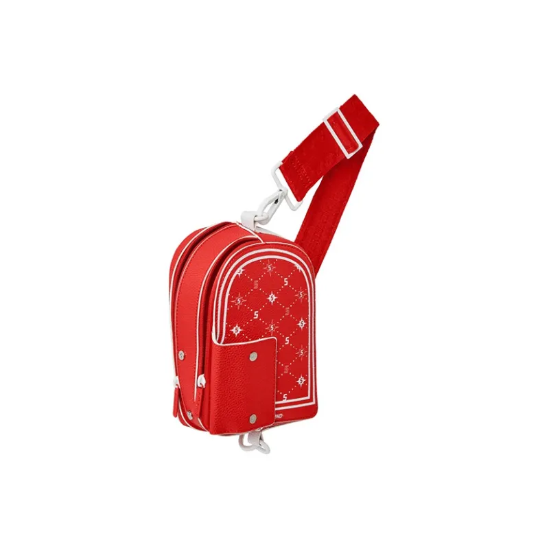 SPRAYGROUND Polyester Casual Bag, Shoulder Bag, Crossbody Bag, Sling Bag Regular Unisex Red-3