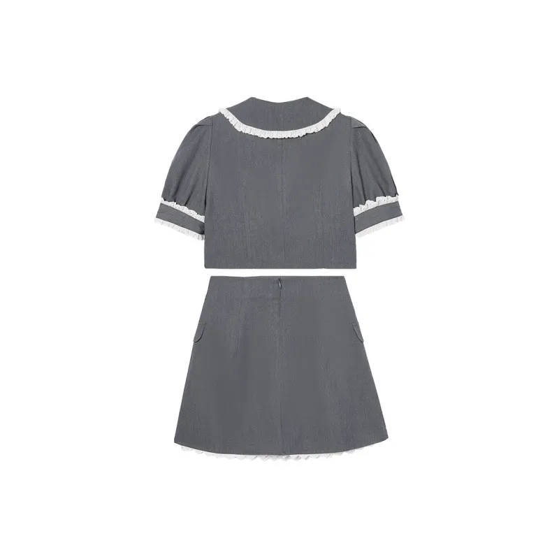 EPTISON WOMAN Two Piece Skirt Sets Women's-3