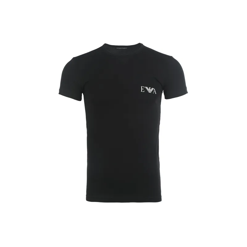 EMPORIO ARMANI SS23 T Shirt Men's 2 Pack Black-2
