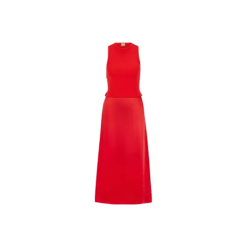 HUGO BOSS Sleeveless Dresses Women's Red