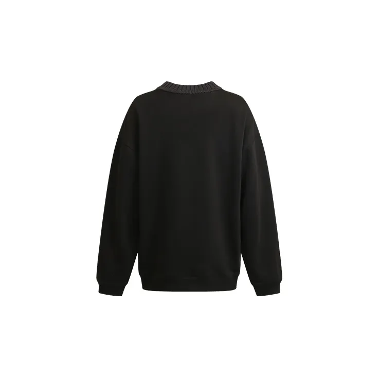 Valeria Obbaco Sweatshirts Unisex Black-1