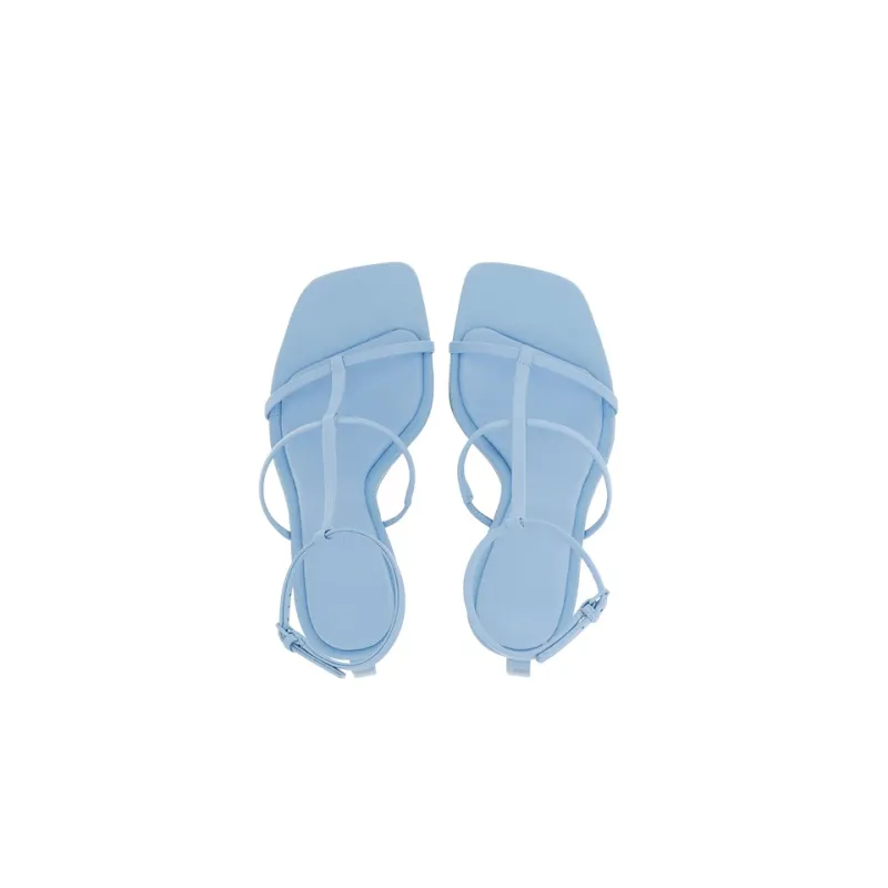 FERRAGAMO Elina Strap Sandals Women's Blue-3