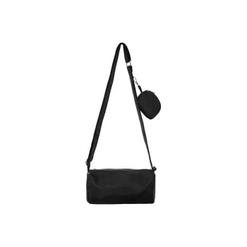 HAWA Nylon Combo Bag Bucket Bag Crossbody Bag Shoulder Bag Small Size Unisex Black/White