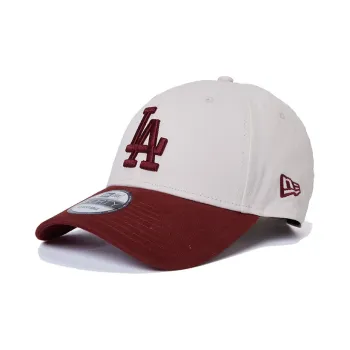 New Era Cotton Baseball Caps Unisex Beige Red