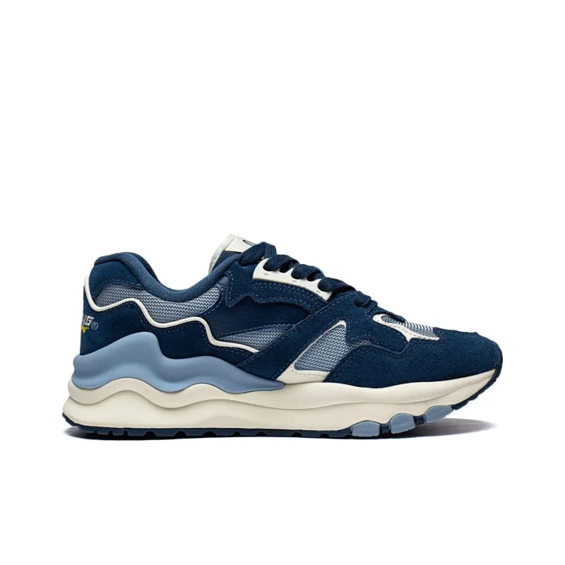 LiNing 001 Mountains And Seas Anti Slip Wear Resistant Low Top Sports Casual Shoes Women's Soft Gray Blue-1