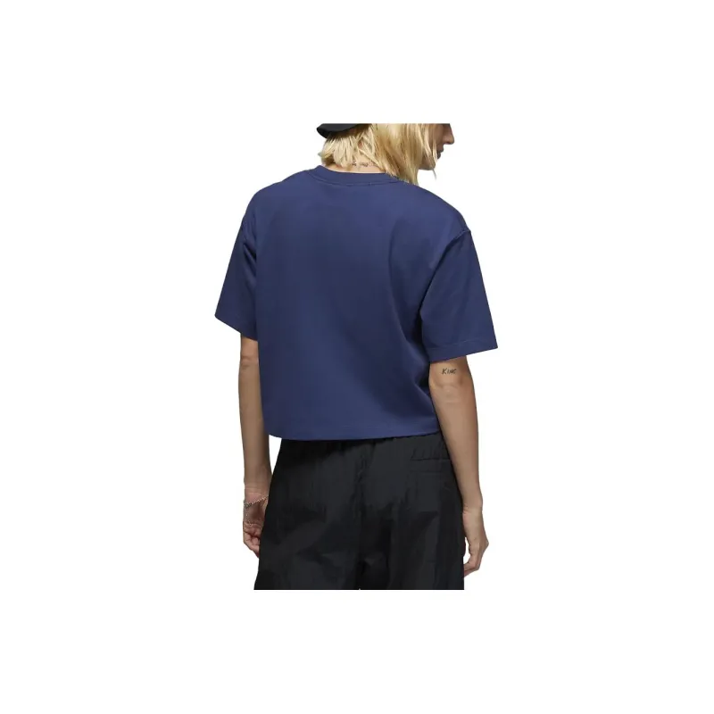 Jordan Essentials T Shirts Women's Dark Blue-1