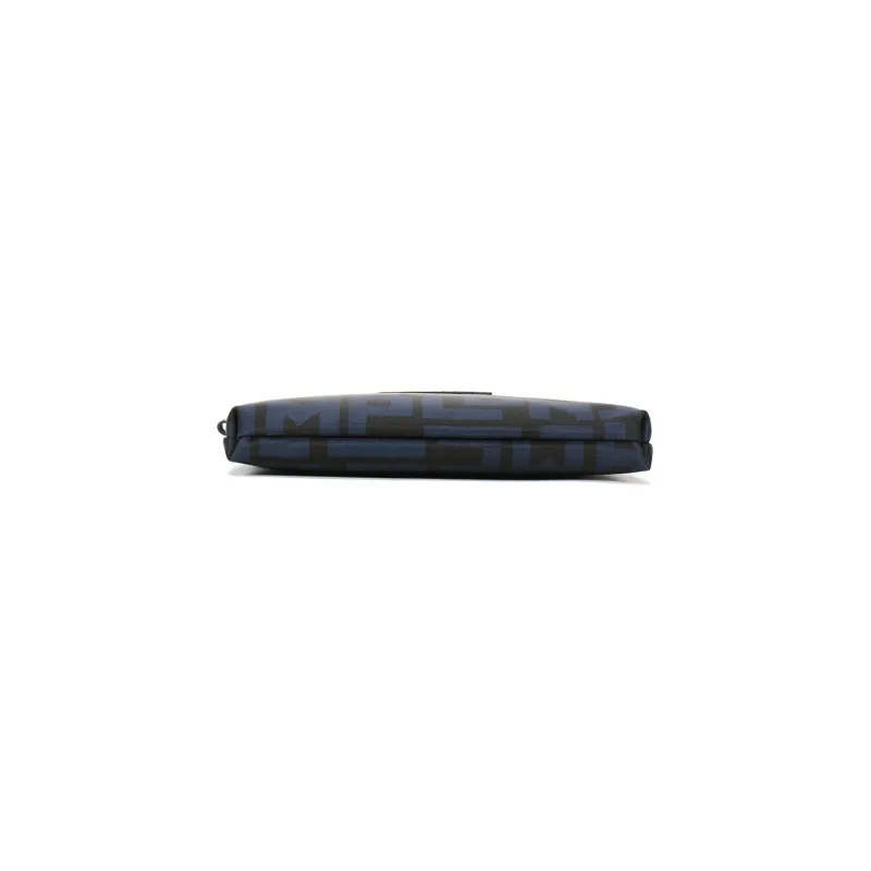 LONGCHAMP Le Pliage LGP Fabric Clutch Women's Black Navy Blue-4