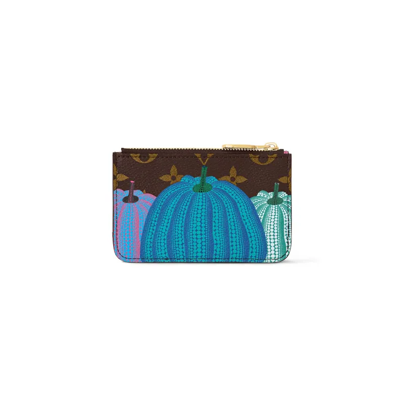 LOUIS VUITTON Lv X Yk Romy Card Holder Pumpkin Print-2