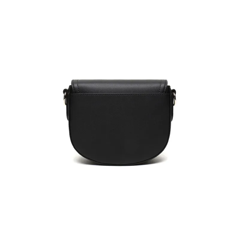 LONGCHAMP Le Pliage Cow Leather Messenger Bag Crossbody Bag Shoulder Bag Women's Black-3