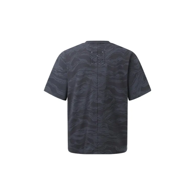 LiNing Jackie Chan SS23 T Shirt Unisex Charcoal Black-1