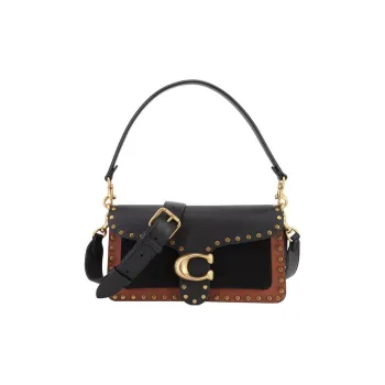 COACH Tabby Suede Cow Leather Shoulder Bag Crossbody Bag Shoulder Bag Women's Black Brown